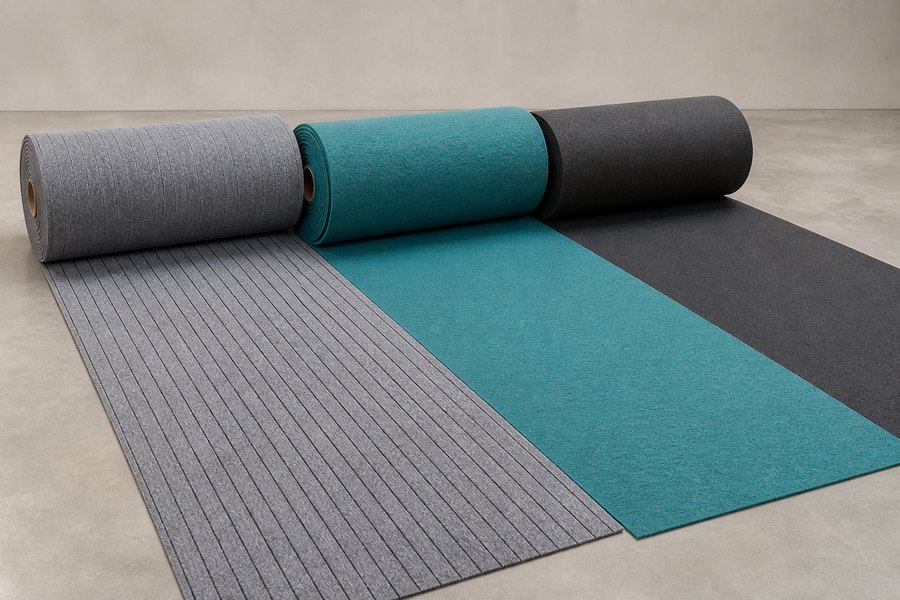 Large exhibition and event carpet rolls